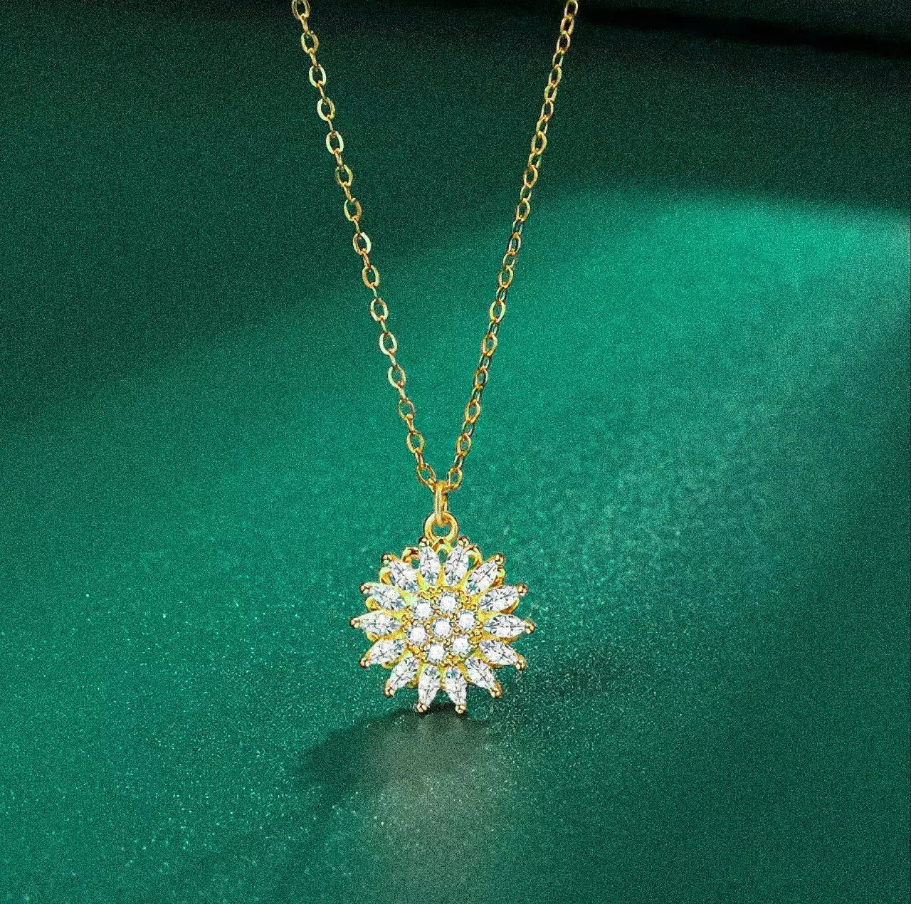 Colar Aurora | Girassol Giratório