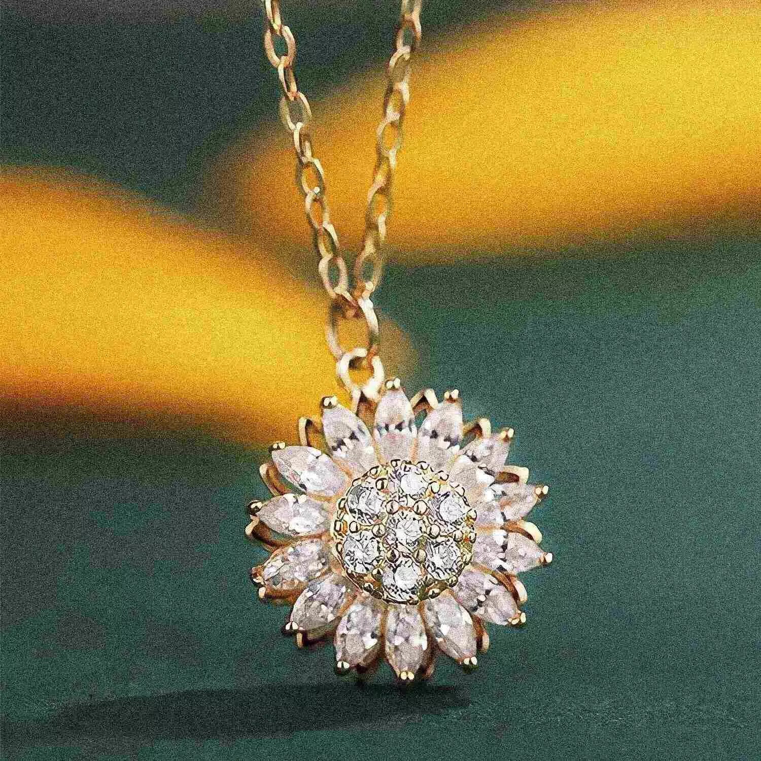 Colar Aurora | Girassol Giratório