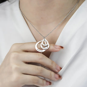 Colar Gota de Amor Personalizado Banhado