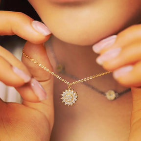 Colar Aurora | Girassol Giratório