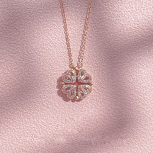 Compre 1 Leve 2 - Colar Trevo de Corações com cartão dedicatória