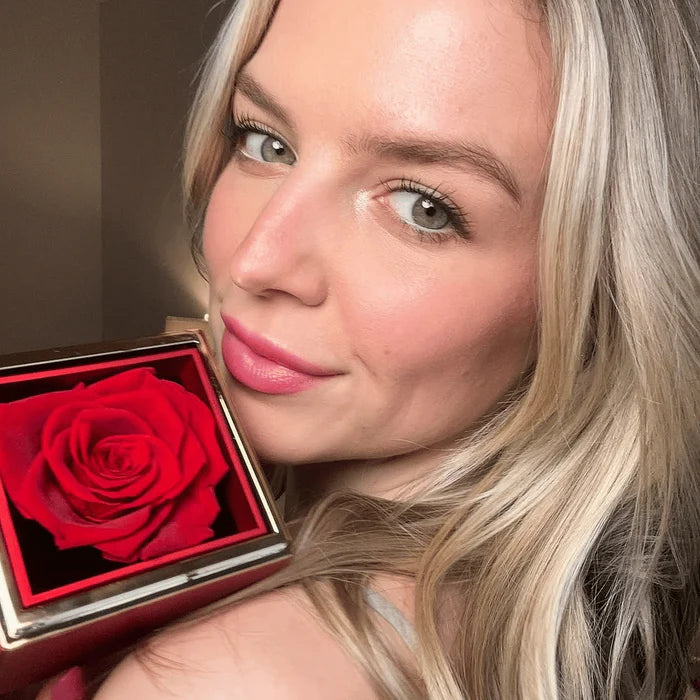 Afeto Puro™ - Colar Dois Corações Personalizado + Caixa Rotativa de Brinde